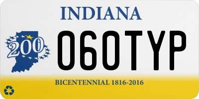 IN license plate 060TYP