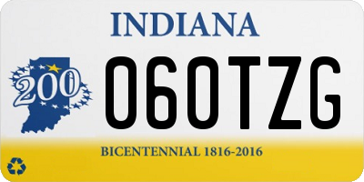 IN license plate 060TZG