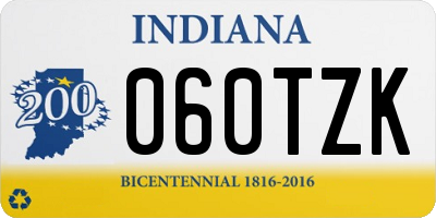 IN license plate 060TZK