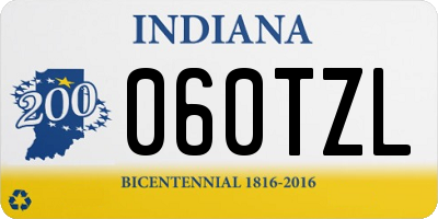 IN license plate 060TZL