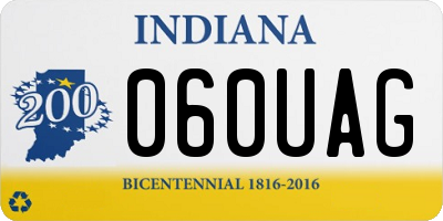 IN license plate 060UAG