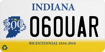 IN license plate 060UAR