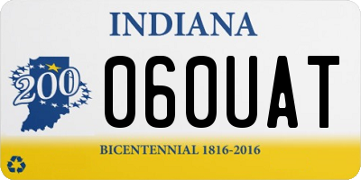 IN license plate 060UAT