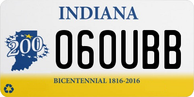 IN license plate 060UBB