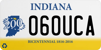 IN license plate 060UCA