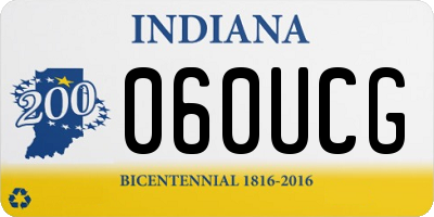 IN license plate 060UCG