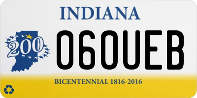 IN license plate 060UEB