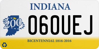 IN license plate 060UEJ
