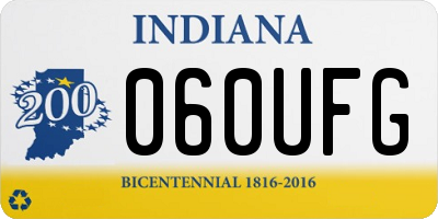 IN license plate 060UFG