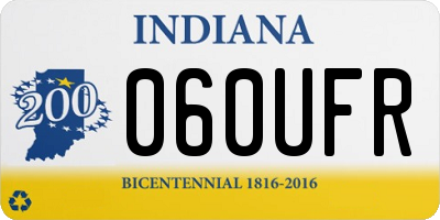 IN license plate 060UFR