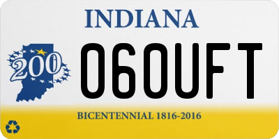 IN license plate 060UFT