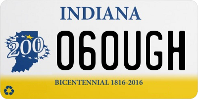 IN license plate 060UGH