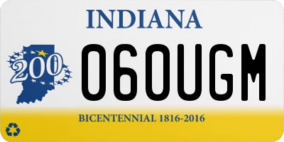 IN license plate 060UGM