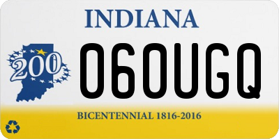 IN license plate 060UGQ