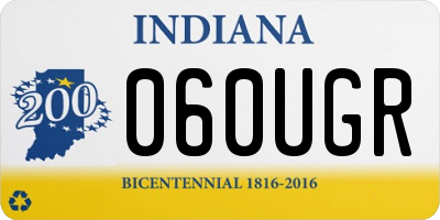 IN license plate 060UGR