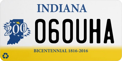 IN license plate 060UHA