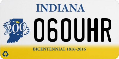 IN license plate 060UHR
