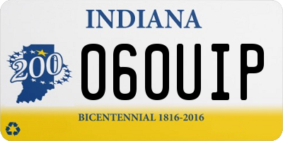 IN license plate 060UIP