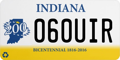 IN license plate 060UIR