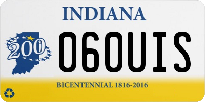 IN license plate 060UIS