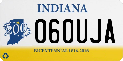 IN license plate 060UJA