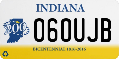 IN license plate 060UJB