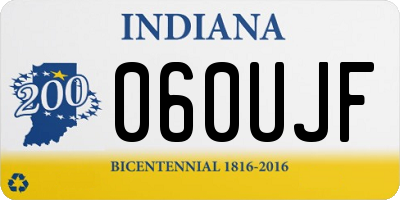 IN license plate 060UJF