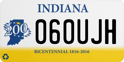IN license plate 060UJH