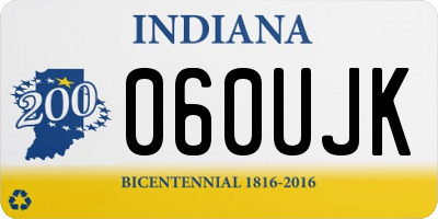 IN license plate 060UJK