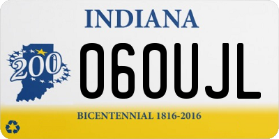 IN license plate 060UJL