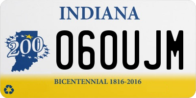 IN license plate 060UJM