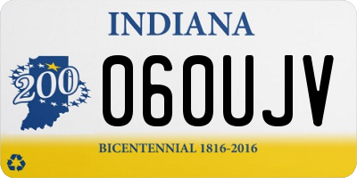 IN license plate 060UJV