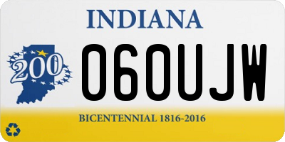 IN license plate 060UJW