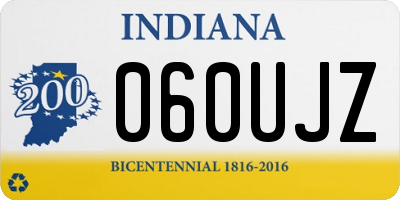 IN license plate 060UJZ