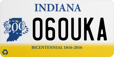 IN license plate 060UKA