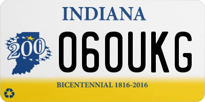 IN license plate 060UKG