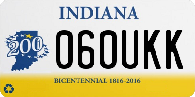IN license plate 060UKK