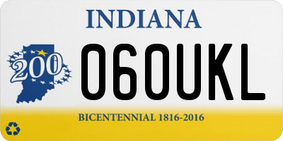 IN license plate 060UKL