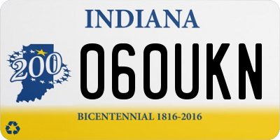 IN license plate 060UKN