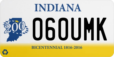 IN license plate 060UMK