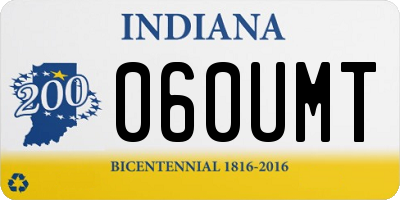 IN license plate 060UMT