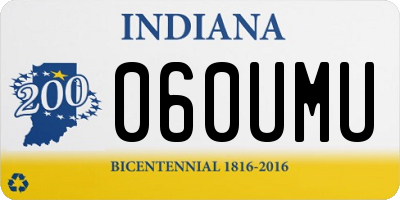 IN license plate 060UMU