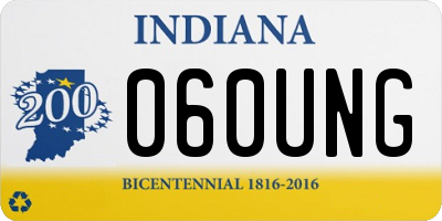 IN license plate 060UNG