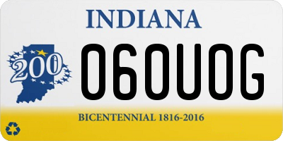 IN license plate 060UOG