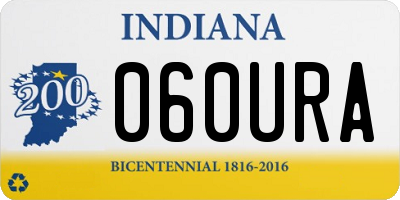 IN license plate 060URA