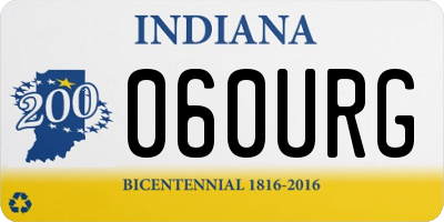 IN license plate 060URG