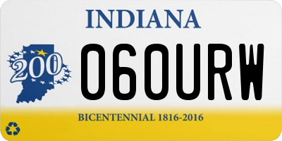 IN license plate 060URW