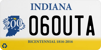 IN license plate 060UTA