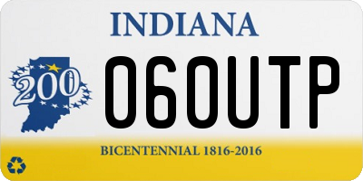 IN license plate 060UTP