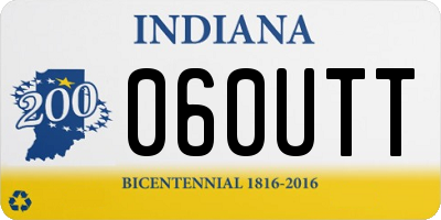 IN license plate 060UTT